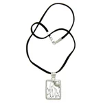 Cultured pearl pendant necklace, 'Nature's Moon' - Artisan Crafted Pearl and Sterling Silver Necklace Jewelry