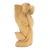 Wood statuette, 'Tender Love' - Crocodile Wood Romantic Sculpture (image 2c) thumbail