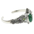 Amethyst and peridot cuff bracelet, 'Turquoise Turtle' - Balinese Turtle Cuff Bracelet (image 2b) thumbail