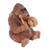 Wood statuette, 'Orangutan Plays the Kempur' - Vivid Wood Sculpture Carved by Hand thumbail