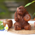 Wood statuette, 'Orangutan Plays the Kempur' - Vivid Wood Sculpture Carved by Hand (image 2j) thumbail