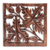 Holzwandtafel, „Waldsonett“. - handgefertigtes Blattrelief-Panel