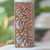 Wood wall panel, 'Forest Shrubs' - Balinese Forest Motif Relief Panel (image 2) thumbail