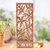 Wood wall panel, 'Forest Shrubs' - Balinese Forest Motif Relief Panel (image 2j) thumbail