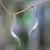 Sterling silver dangle earrings, 'Balinese Chili Pepper' - Hand Made Sterling Silver Dangle Earrings (image 2) thumbail