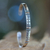 Gold accent cuff bracelet, 'Hypnotic Moon' - Balinese Silver Cuff Bracelet with 18k Gold Accents thumbail