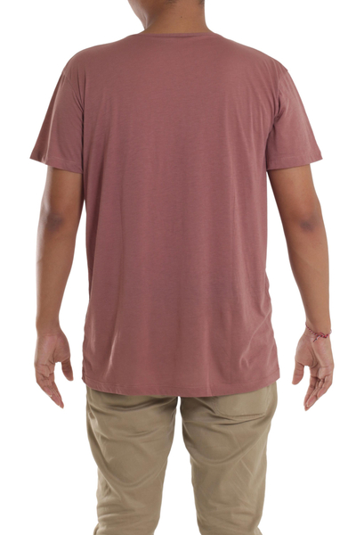 Gründer-T-Shirt aus Baumwolle für Herren - Braunes Gründer-T-Shirt aus Baumwolle für Herren