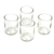 Recycled drinking glasses, 'Crystal Vision' (set of 4) - Recycled Drinking Glasses from Bali (Set of 4)