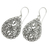 Sterling silver dangle earrings, 'Divine Femininity' - Fair Trade Sterling Silver Earrings (image 2b) thumbail