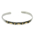 Gold accent cuff bracelet, 'Majestic Diamond' - Bracelet with 18k Gold Accents (image 2a) thumbail