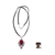Carnelian and opal pendant necklace, 'Floral Paradise' - Carnelian Floral Necklace with Opal and Amethyst (image 2j) thumbail