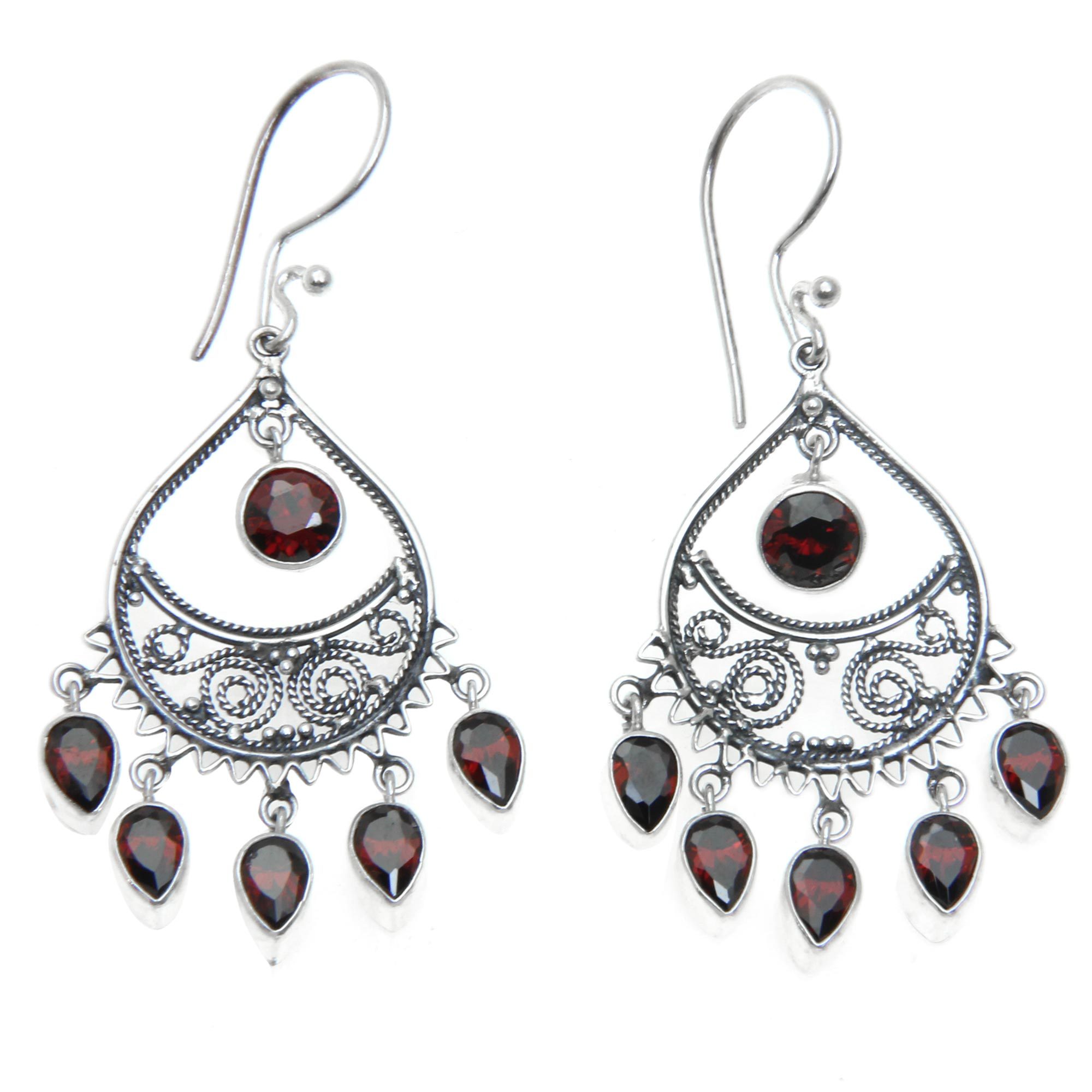 Artisan Crafted Chandelier Earrings Tears of the Sun NOVICA