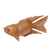 Wood sculpture, 'Goldfish' - Hand Carved Wood Detailed Sculpture (image 2b) thumbail