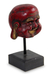 Wood sculpture, 'Laughing Red Buddha' - Antique Style Red Buddha Sculpture