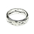 Sterling silver band ring, 'Singaraja Weave' - Unisex Braided Sterling Silver Ring from Bali thumbail