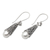Cultured pearl earrings, 'Frangipani Dewdrops' - Sterling Silver and Cultured Pearl Dangle Earrings (image 2b) thumbail