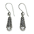 Cultured pearl earrings, 'Frangipani Dewdrops' - Sterling Silver and Cultured Pearl Dangle Earrings (image 2d) thumbail