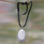 Amethyst pendant necklace, 'Balinese Lord Ganesha' - Amethyst and Silver Balinese Lord Ganesha Necklace (image 2b) thumbail