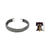 Sterling silver cuff bracelet, 'In Braids' - Balinese Braided Sterling Silver Cuff Bracelet
