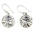 Amethyst dangle earrings, 'Wild Dragonfly' - Fair Trade Amethyst and Silver Earrings (image 2a) thumbail