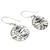 Amethyst dangle earrings, 'Wild Dragonfly' - Fair Trade Amethyst and Silver Earrings (image 2b) thumbail
