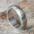 Sterling silver band ring, 'Moon Walker' - Bali Hammered Silver Band Ring (image 2) thumbail