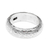 Sterling silver band ring, 'Moon Walker' - Bali Hammered Silver Band Ring thumbail