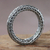 Sterling silver band ring, 'Dragon Lady' - Braided Silver Band Ring (image 2b) thumbail
