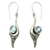 Blue topaz dangle earrings, 'Treasure' - Fair Trade jewellery Blue Topaz and Sterling Silver Earrings (image 2a) thumbail