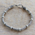 Men's sterling silver braided bracelet, 'Dragon Valor' - Men's Braided Sterling Bracelet from Bali (image 2) thumbail