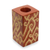 Portavelas de cerámica - Portavelas de terracota javanesa hechas a mano