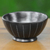 Cuencos de cerámica, 'Lidi Aren' (juego de 3) - Cuencos de cerámica negros hechos a mano (juego de 3)