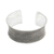 Sterling silver cuff bracelet, 'Infinity Braid' - Wide Concave Silver Cuff Bracelet (image 2a) thumbail