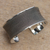 Sterling silver cuff bracelet, 'Infinity Braid' - Wide Concave Silver Cuff Bracelet (image 2c) thumbail