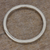 Sterling silver bangle bracelet, 'My Soul' - Handcrafted Polished Silver Bangle Bracelet (image 2) thumbail