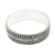 Sterling silver bangle bracelet, 'Balinese Splendor' - Ornate Silver Bangle Bracelet thumbail