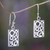 Sterling silver dangle earrings, 'Sea Foam' - Balinese Silver Dangle Earrings (image 2) thumbail