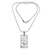 Sterling silver pendant necklace, 'Sea Foam' - Balinese Silver Pendant Necklace thumbail