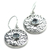 Blue topaz dangle earrings, 'Foamy Surf' - Balinese Blue Topaz Dangle Earrings (image 2f) thumbail