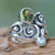 Peridot and cultured pearl cocktail ring, 'Cloud Song' - Artisan Crafted Peridot and Pearl Ring (image 2) thumbail