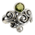 Peridot and cultured pearl cocktail ring, 'Cloud Song' - Artisan Crafted Peridot and Pearl Ring (image 2b) thumbail