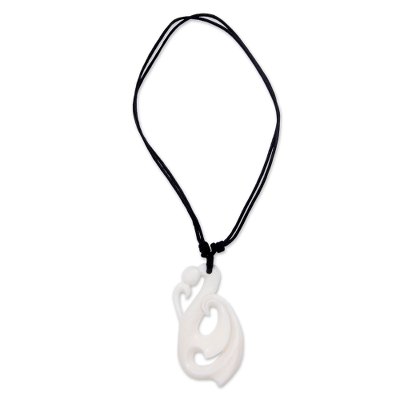 Hand Carved Bone Necklace