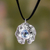 Blue topaz pendant necklace, 'Frog Prince' - Artisan Crafted Blue Topaz Frog Necklace (image 2) thumbail