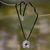 Amethyst pendant necklace, 'Frog Prince' - Artisan Crafted Amethyst Frog Necklace thumbail