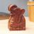 Wood puzzle box, 'Elephant Secret' - Elephant Theme Wood Puzzle Box thumbail