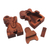 Wood puzzle box, 'Elephant Secret' - Elephant Theme Wood Puzzle Box (image 2e) thumbail
