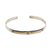 Gold accent cuff bracelet, 'Art Deco' - Modern Gold Accent Cuff Bracelet thumbail