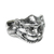 Sterling silver domed ring, 'Little Monkey' - Handcrafted Balinese Sterling Silver Monkey Ring