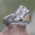 Citrine cocktail ring, 'Monkey Glam' - Silver and Citrine Monkey Theme Ring (image 2b) thumbail