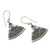 Blue topaz dangle earrings, 'Kintamani' - Indonesian Earrings with Blue Topaz (image 2b) thumbail